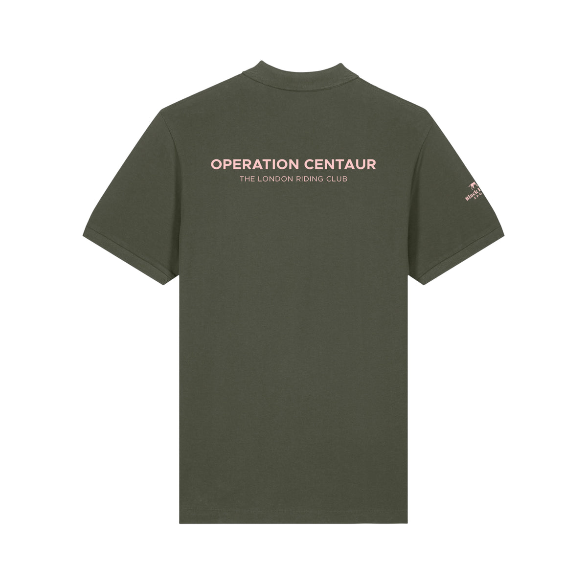 Richmond Park Short Sleeve Polo Shirt khaki back