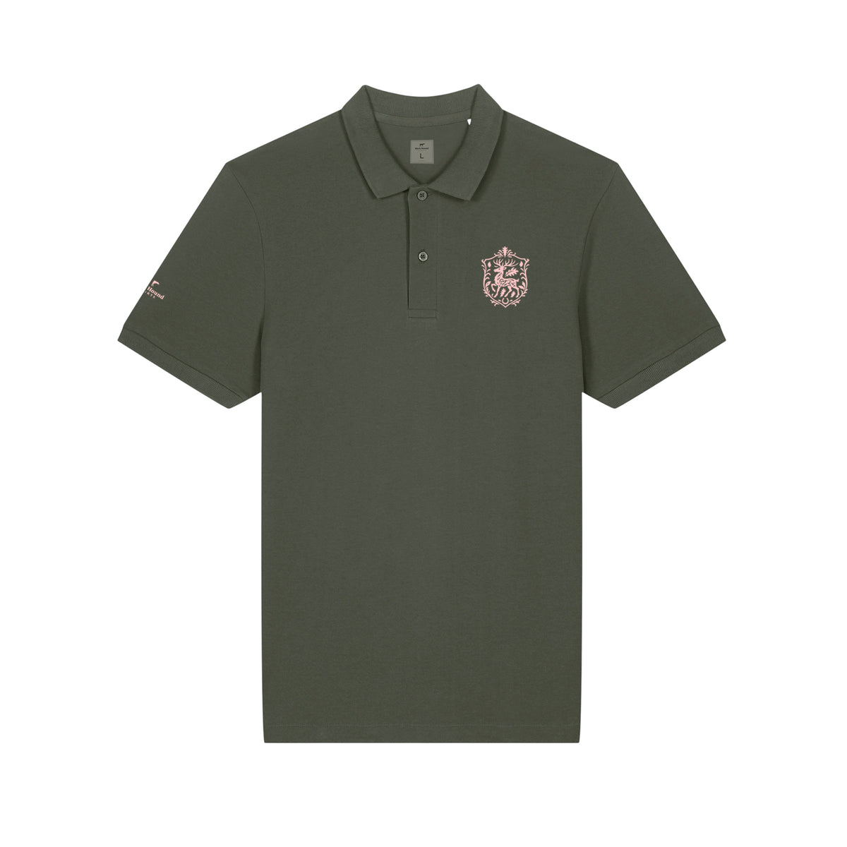 Richmond Park Short Sleeve Polo Shirt khaki front