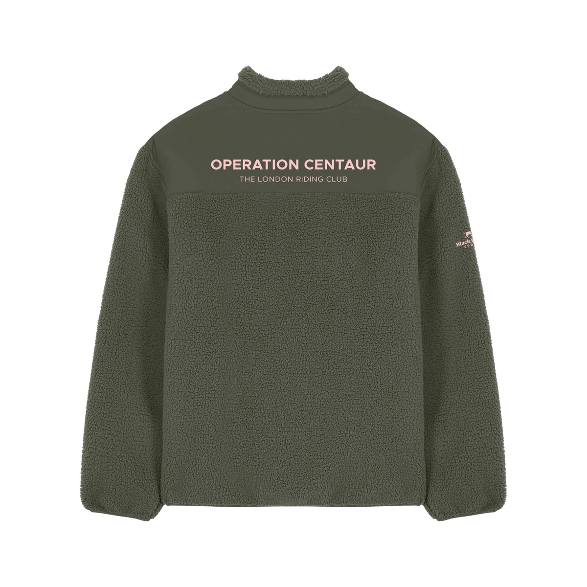 Richmond Park Sherpa Jacket Khaki back