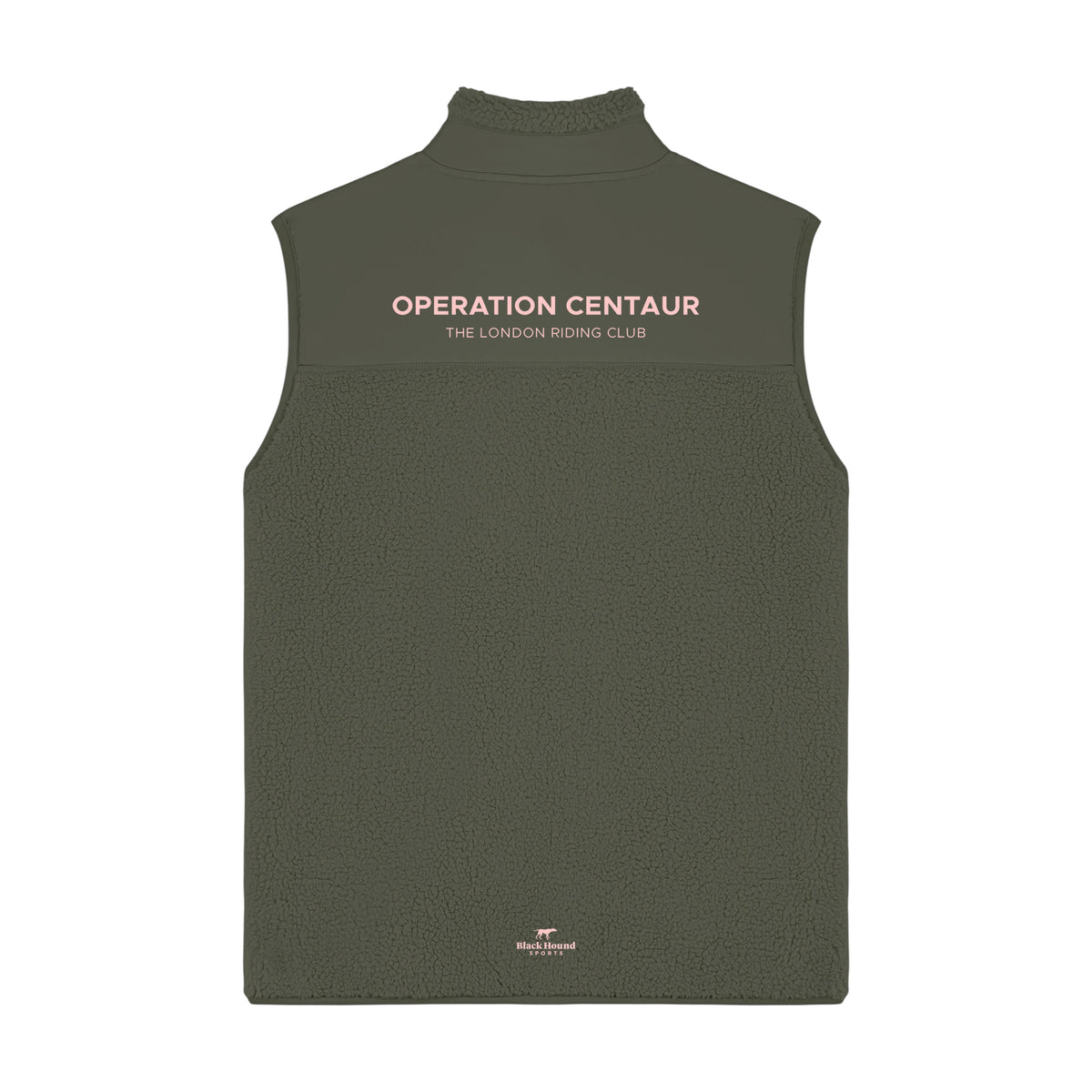 Richmond Park Sherpa Vest Khaki back