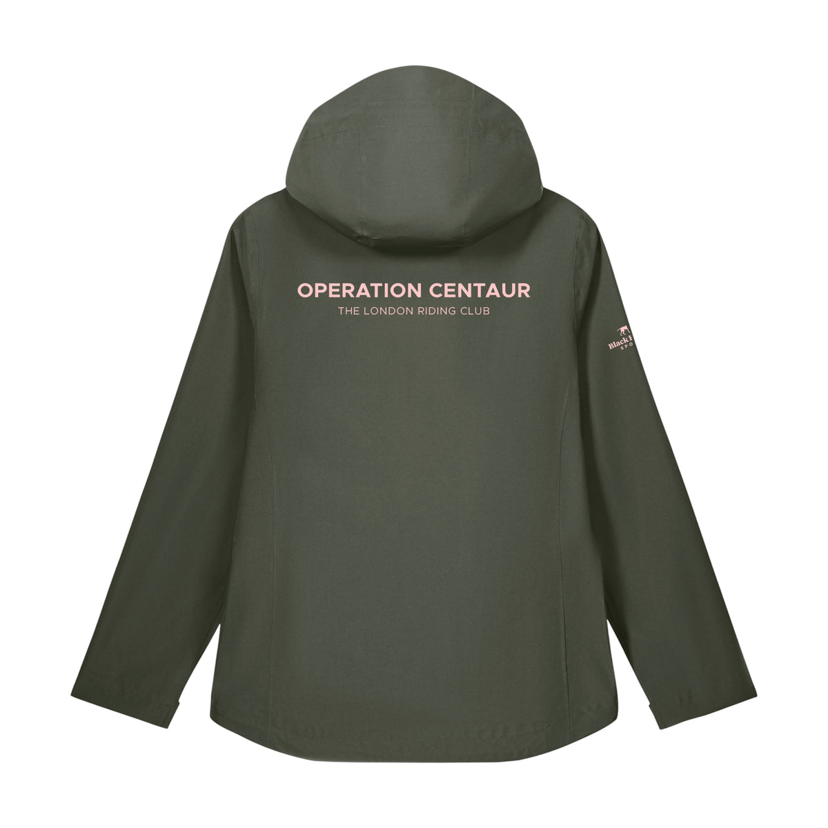 Richmond Park Waterproof Jacket Khaki back