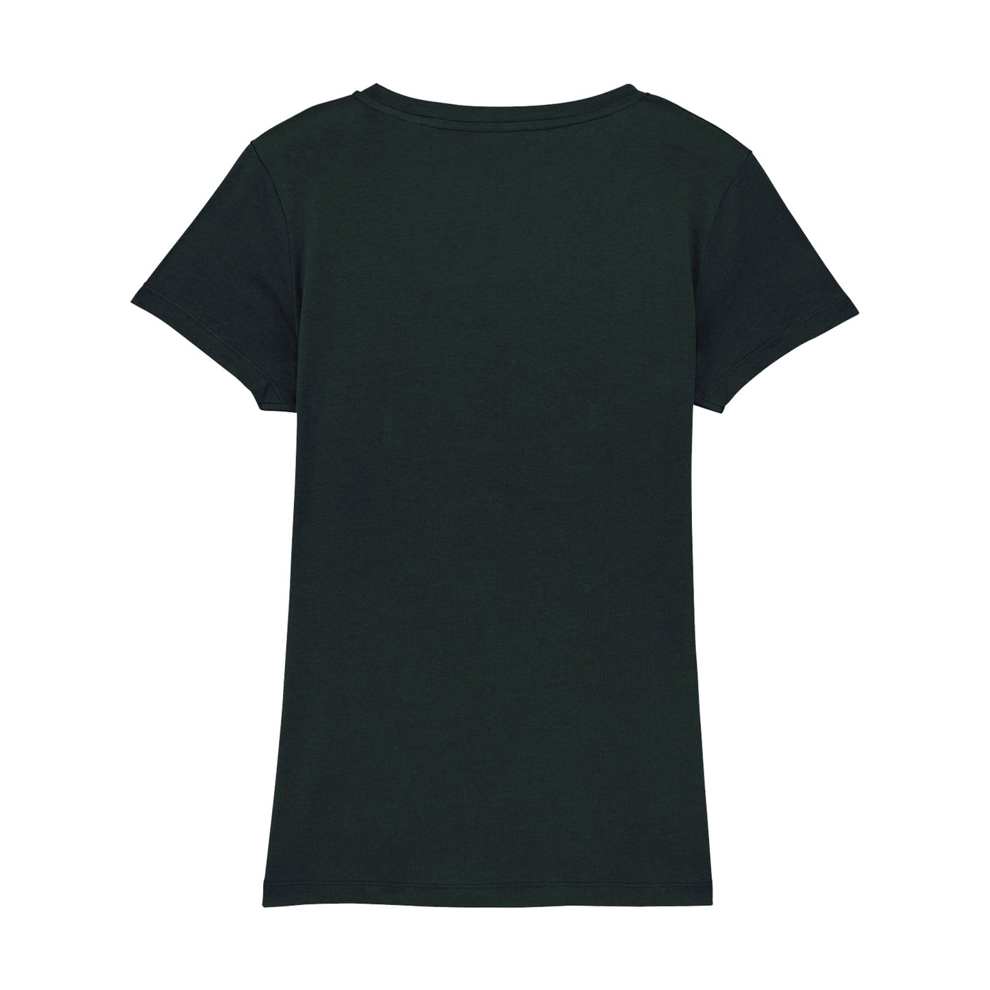 Black Hound Womens Black V-Neck T-Shirt