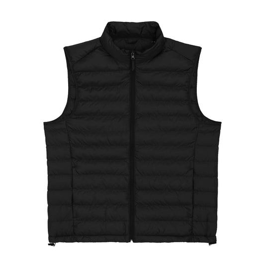 Black Hound Classic Black Recycled Padded Gilet