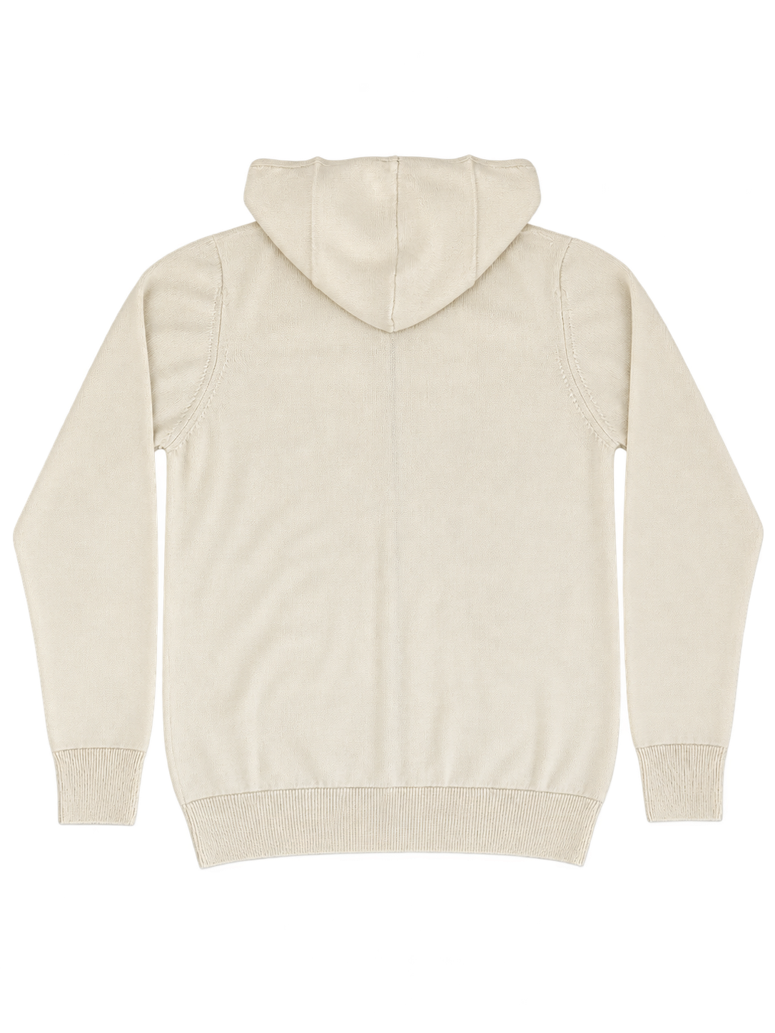 PATAGONIAN MERINO ZIP HOODIE — NATURAL