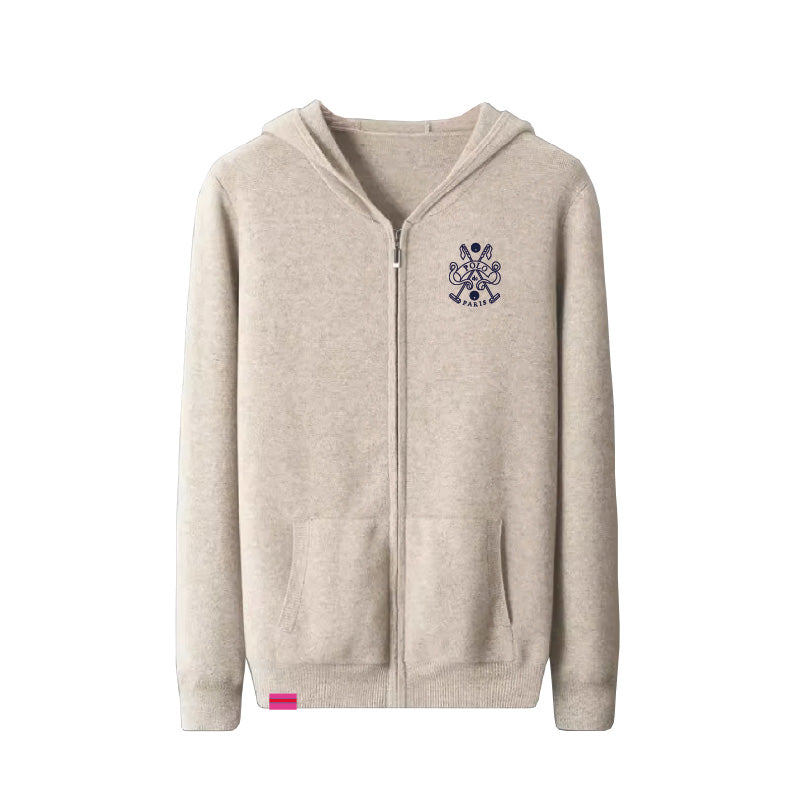 Polo de Paris Merino Wool Zip Hoodie