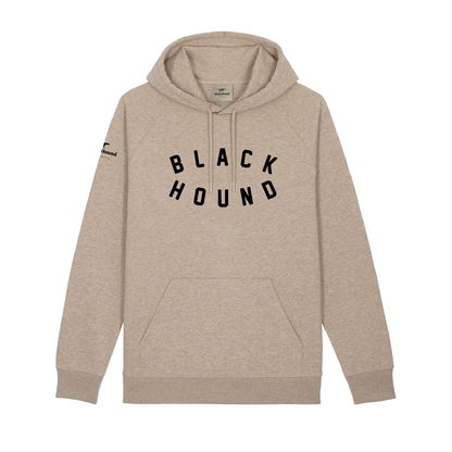 Black Hound Suede Effect Hoodie