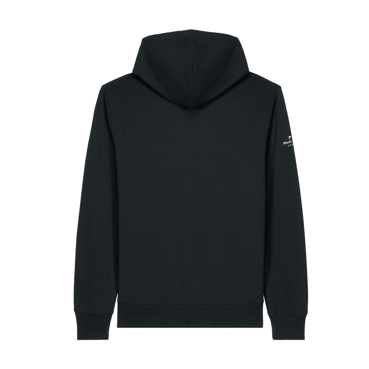ZIP HOODIE black back