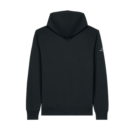 ZIP HOODIE black back
