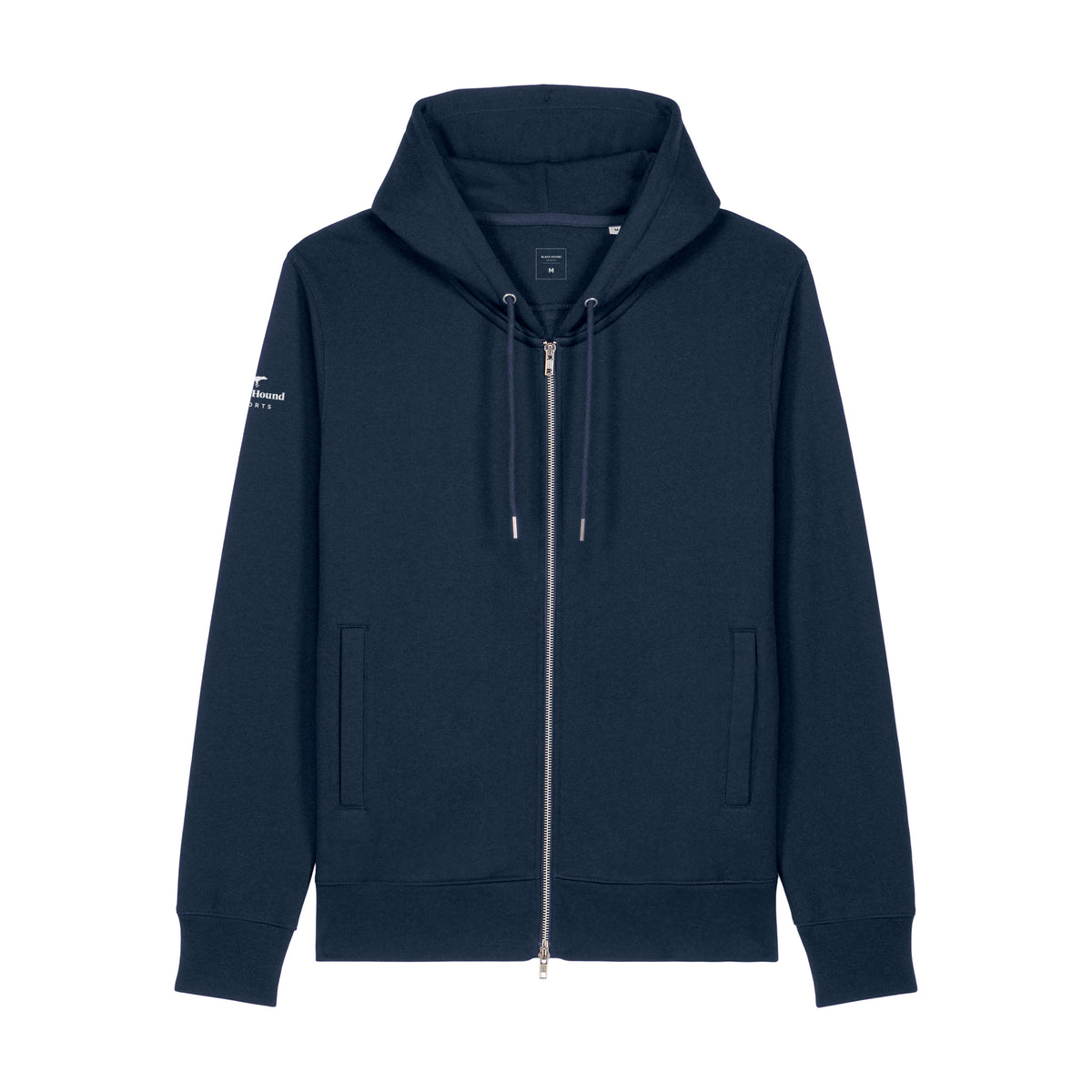 ZIP HOODIE navy front