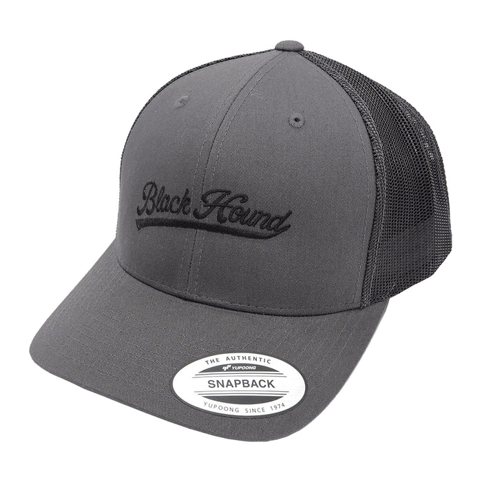 Black Hound Retro Snapback Cap