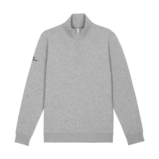 Black Hound Classic Grey 1/4 Zip Sweatshirt
